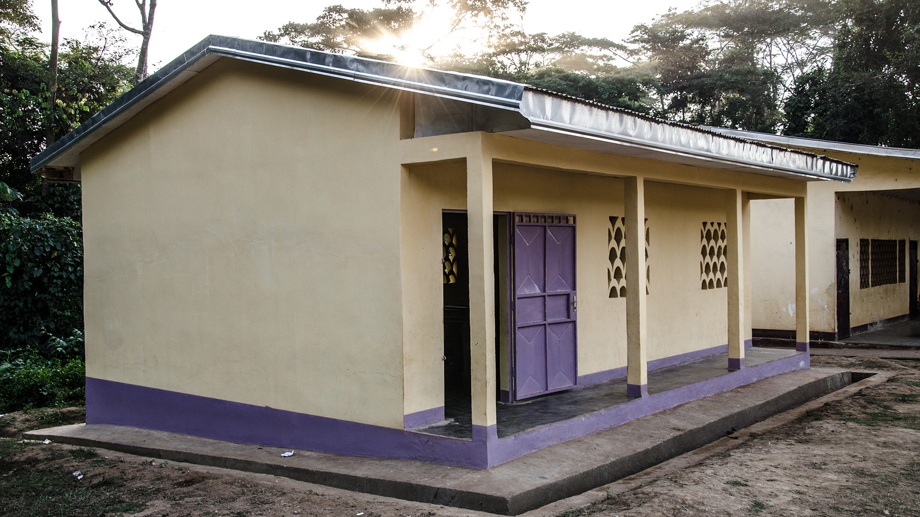Refurbished classrooms in Biombe Cameroon