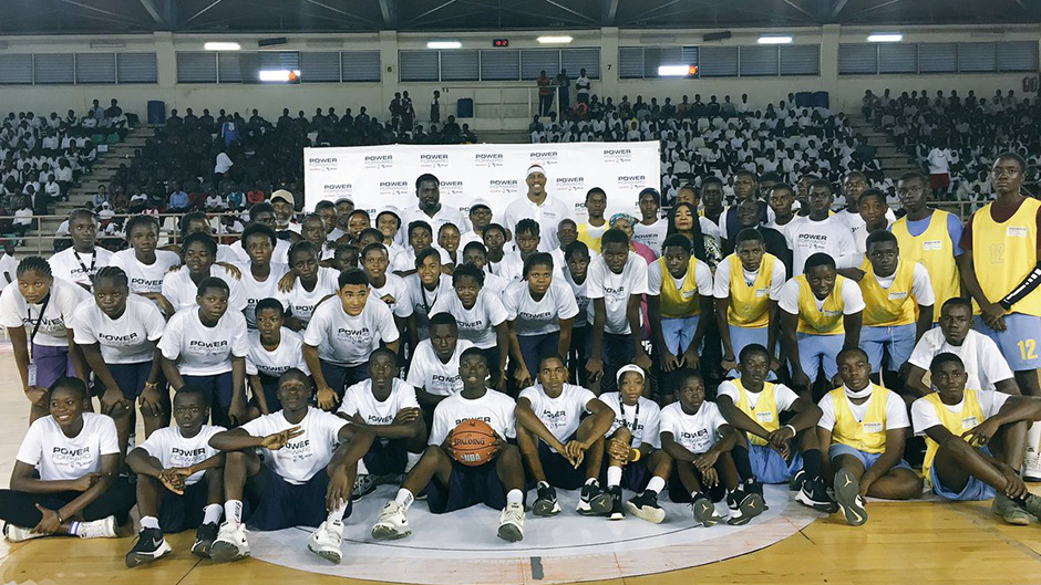 Participants in the  Power Forward project attending 2017 finals event.