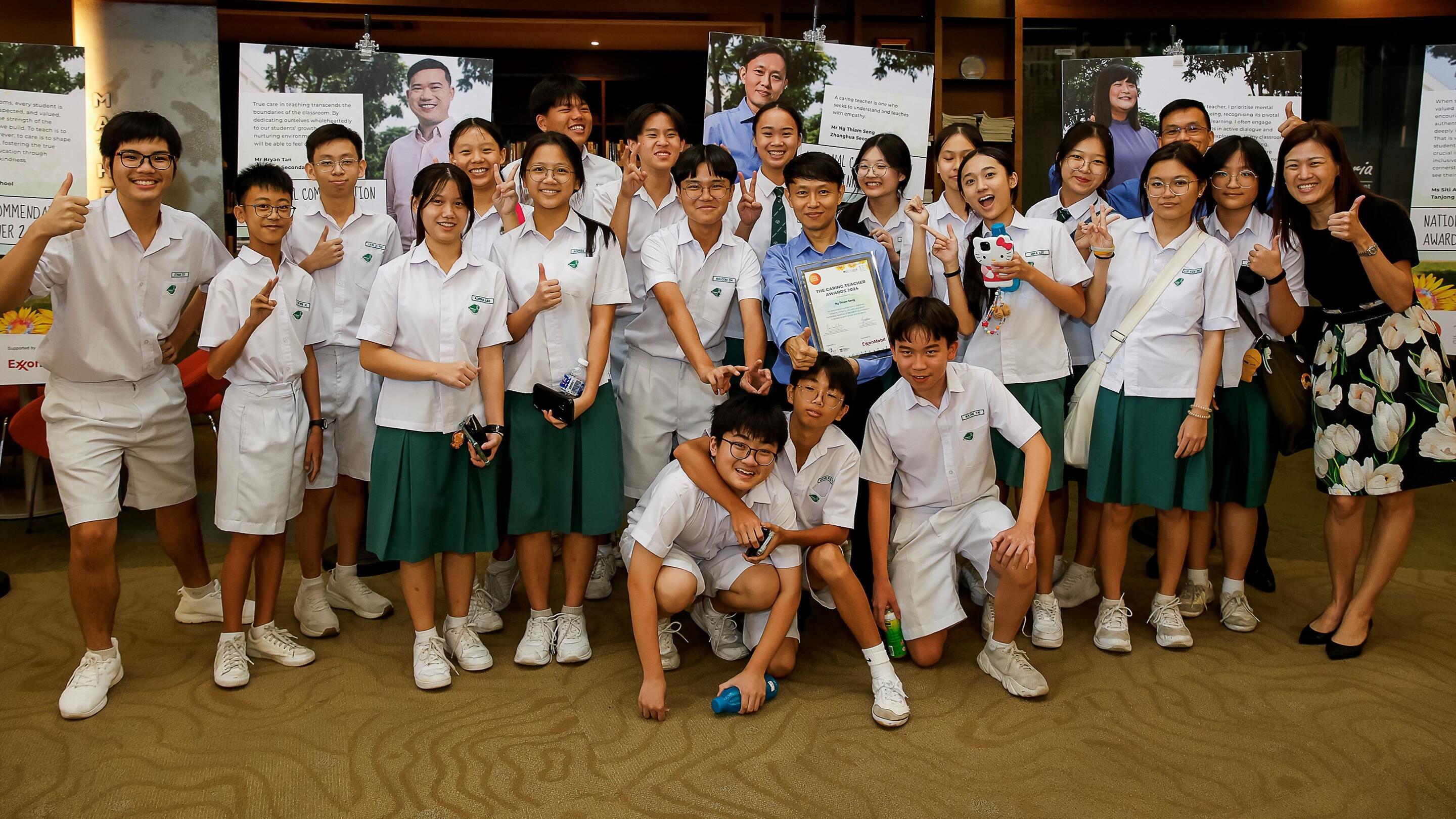 Singapore - Caring Teacher Awards 2024 group photo