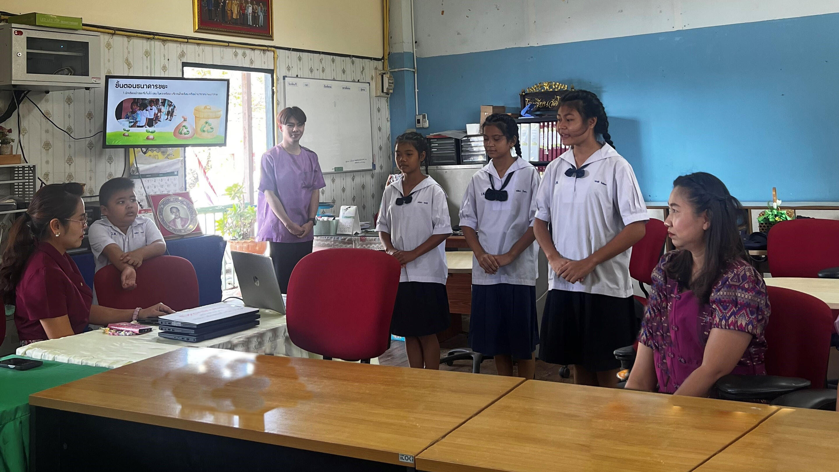 students in classroom