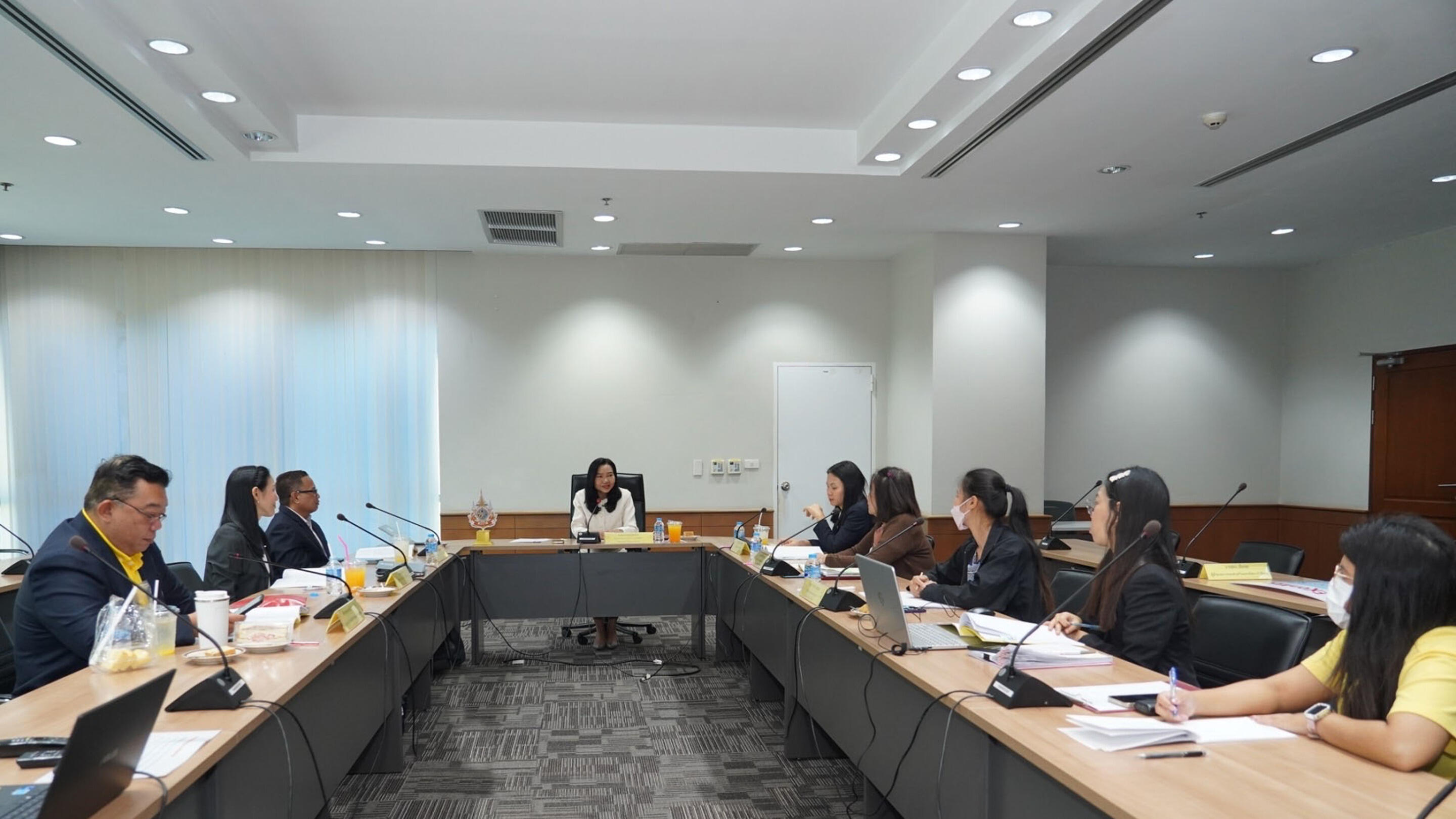 scholarships discussion in conference room