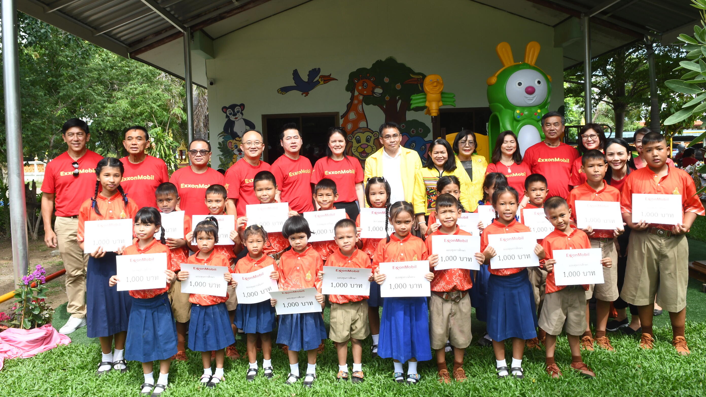 ExxonMobil and its volunteers supporting school program and students