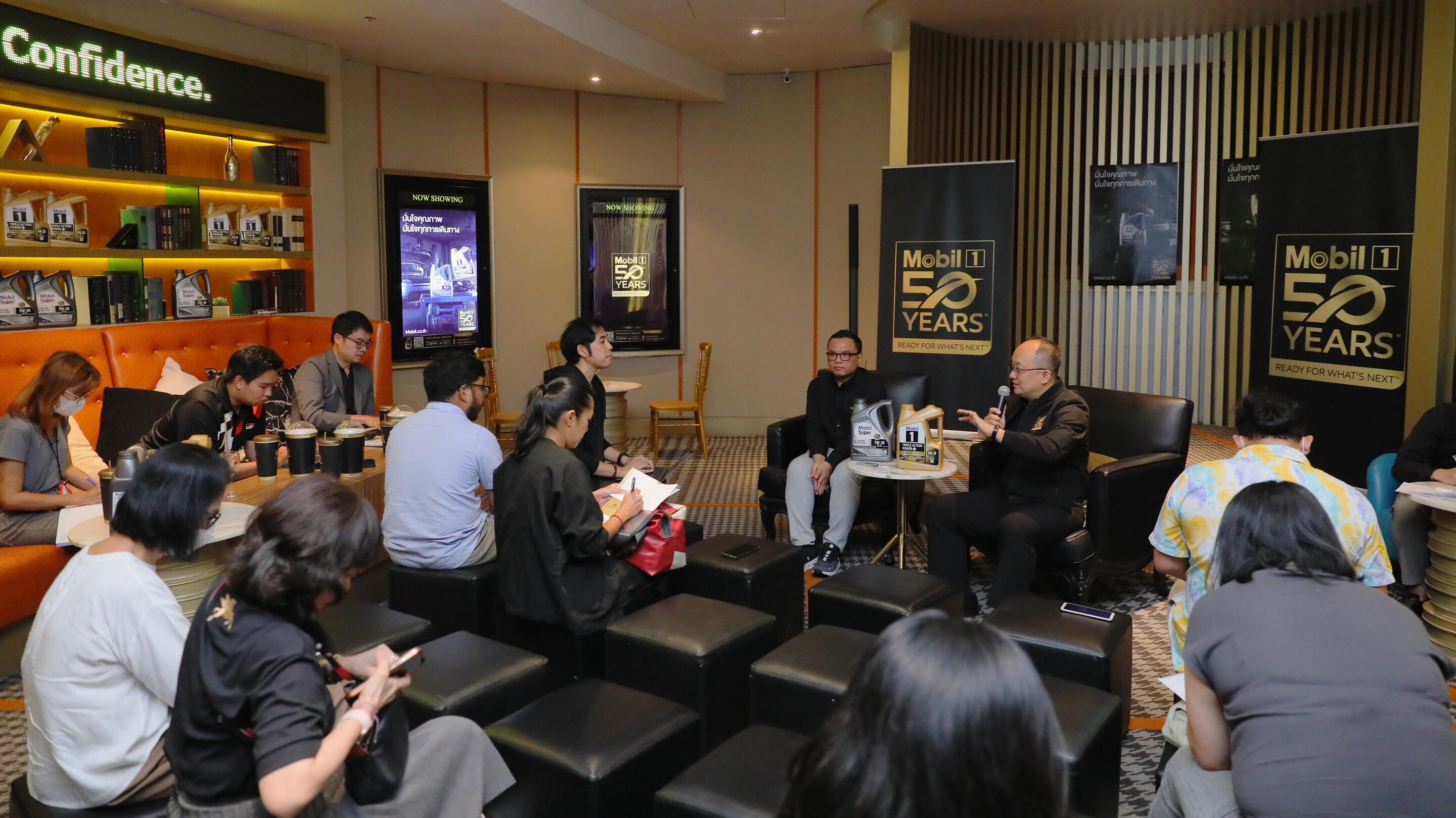 Mobil 1 50 years press conference in Thailand