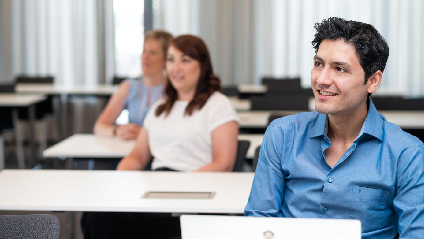employees in conference or training room
