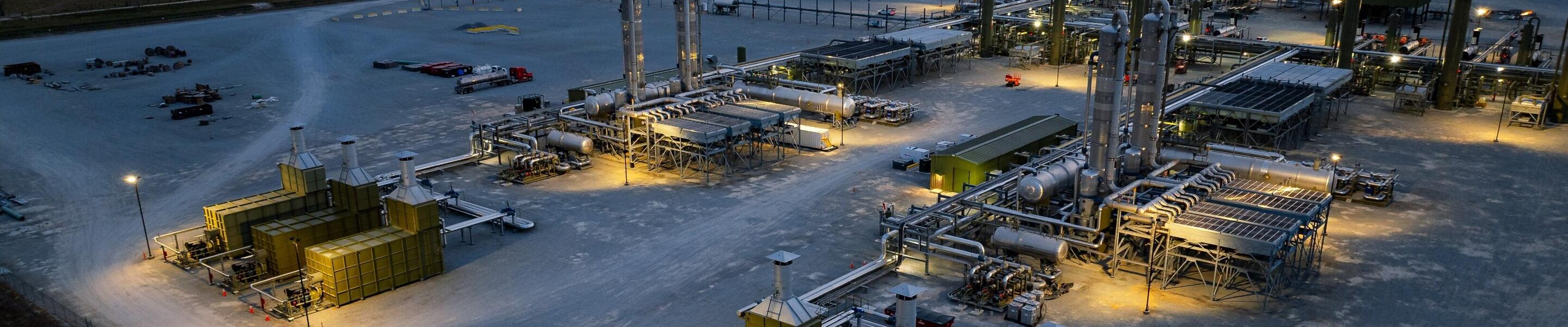 Gillis facility at night