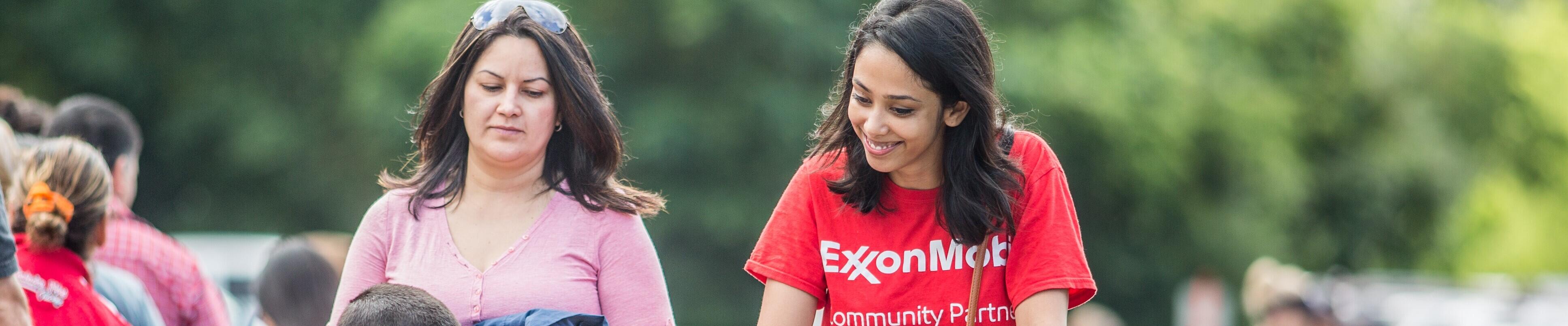 ExxonMobil's Be Well Baytown community program and employee volunteers