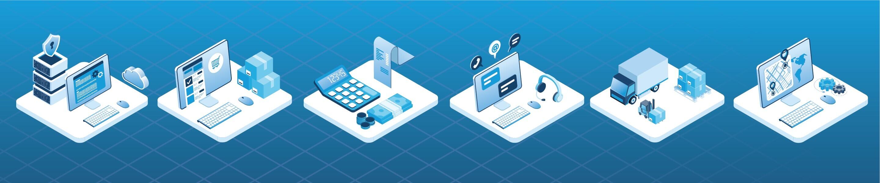 iconography for new system for company partner interactions
