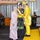 ExxonMobil Malaysia employee, Nabilah, receiving a royal award from the Sultan of Terengganu, MY