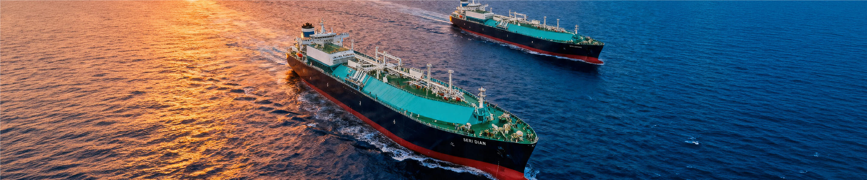 ships in the ocean