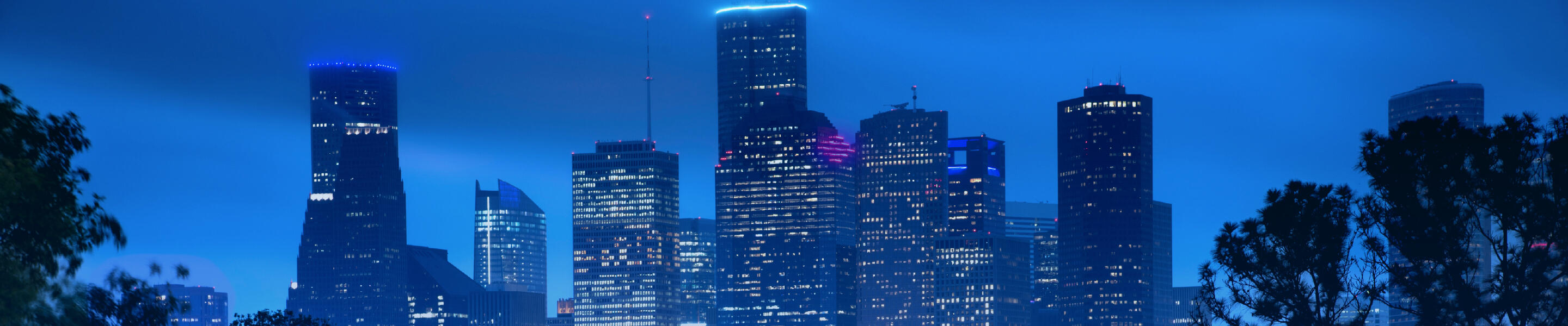cityscape at night