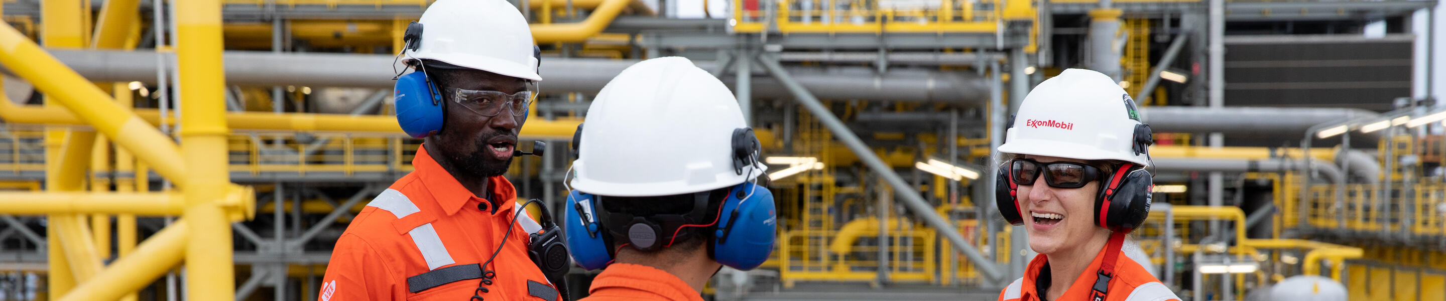 employees in a plant