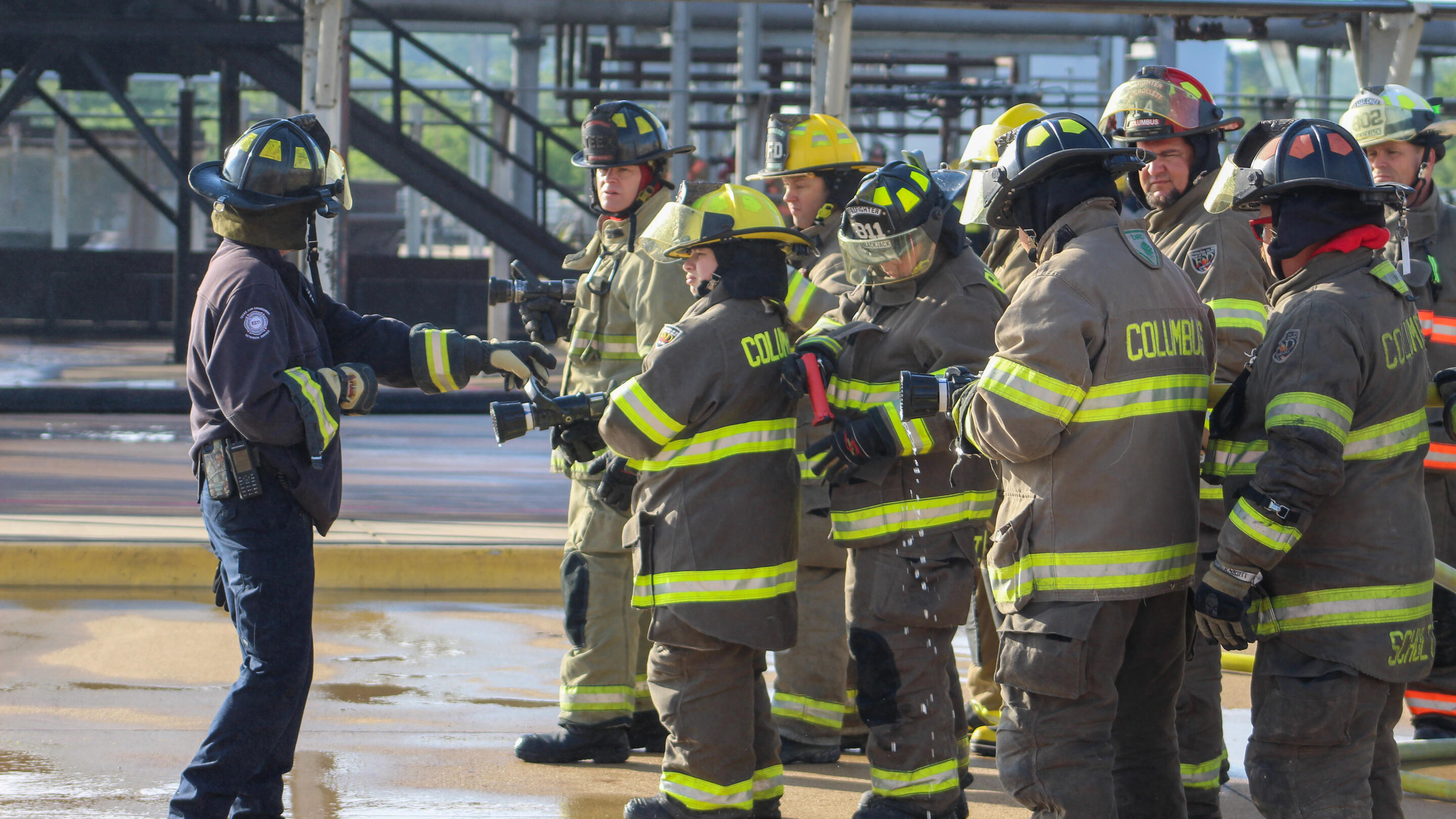 group of firefighters