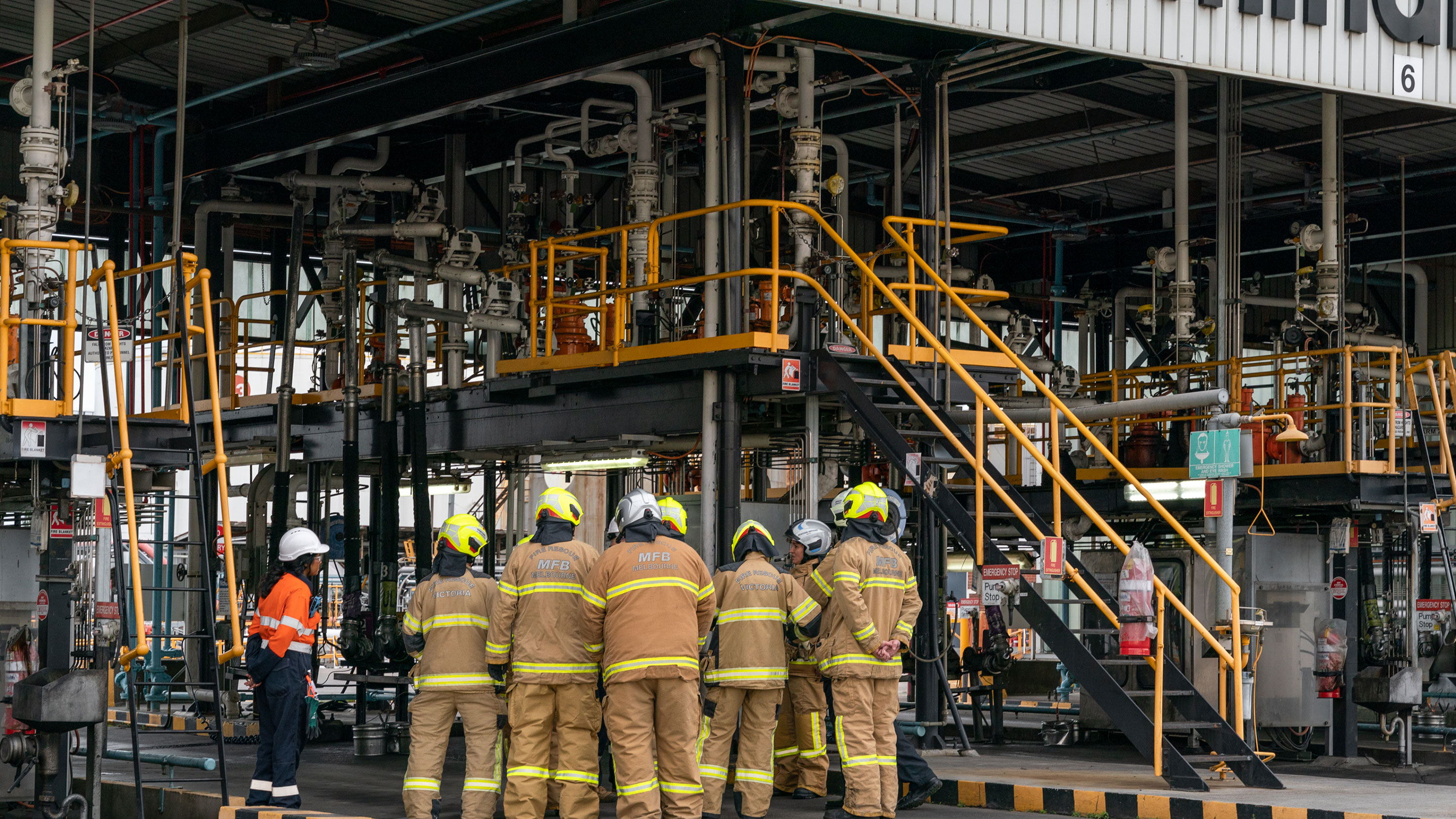 Emergency response drills at Yarraville Terminal