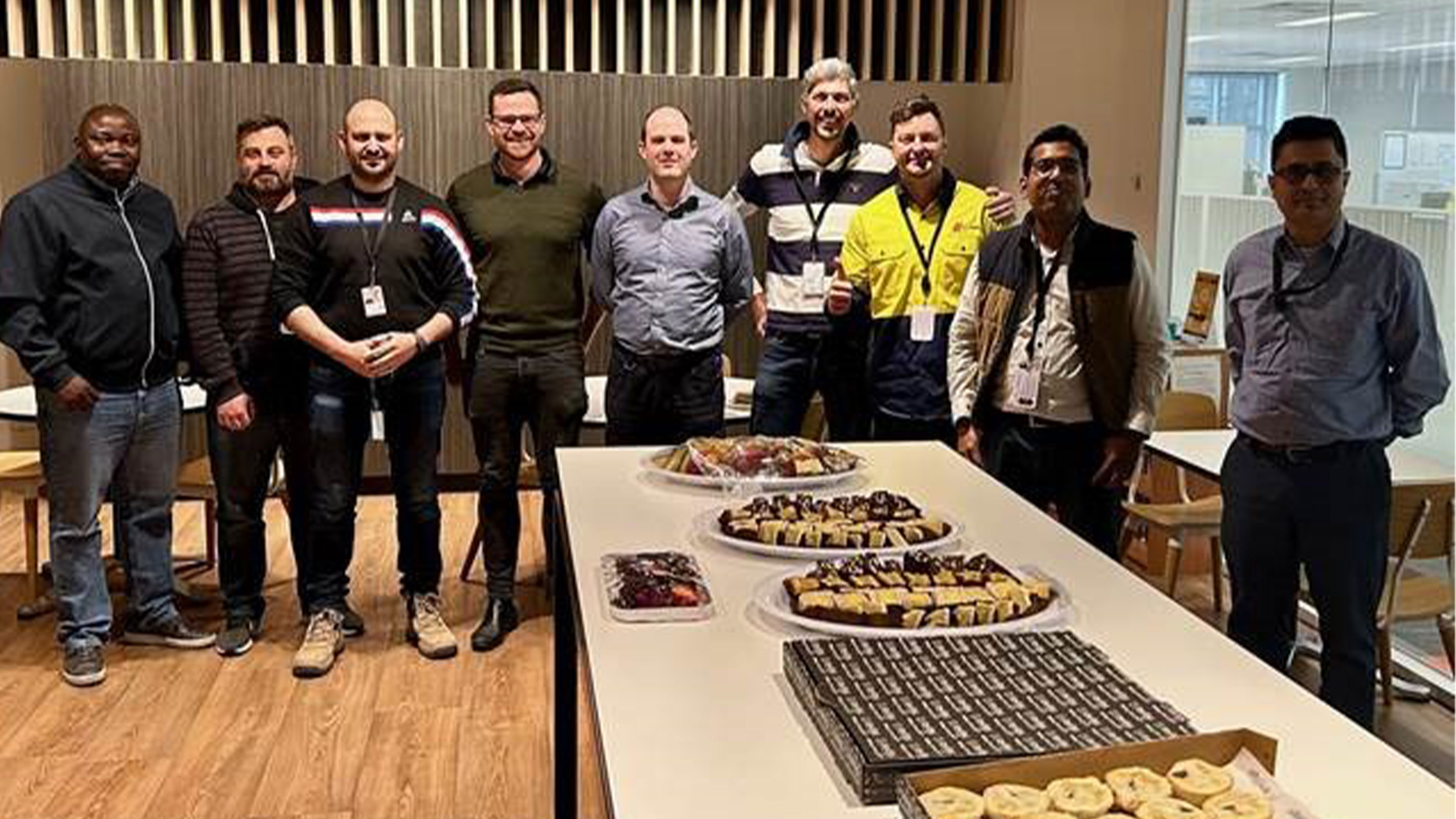 Image New team members are warmly welcomed with a morning tea at Altona Terminal.