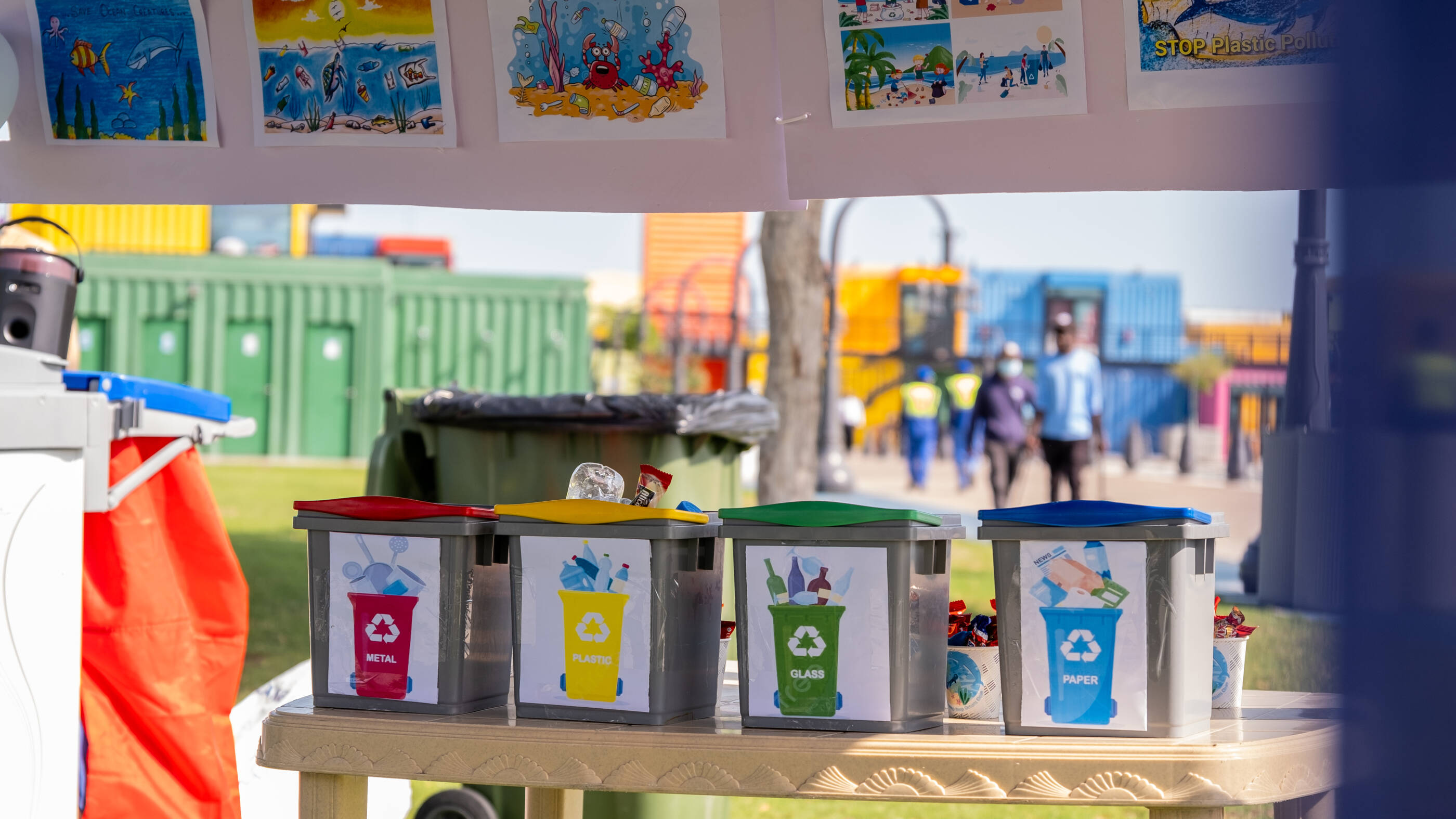 Qatar community recycle program
