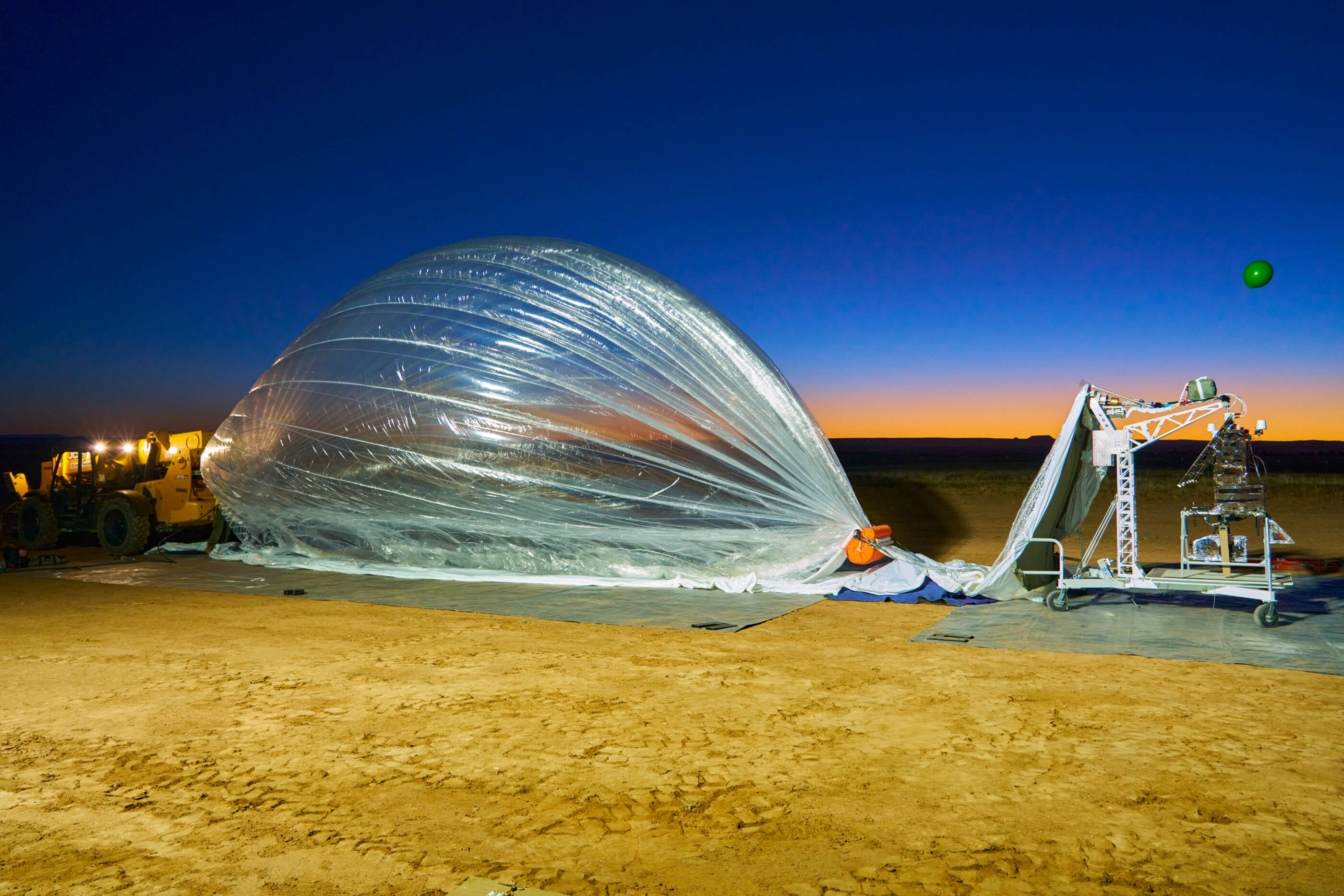 Hovering at approximately 60,000 feet, the stratospheric balloon we launched in the Permian uses advanced imaging technology and data processing platforms to detect methane emissions over a vast area.