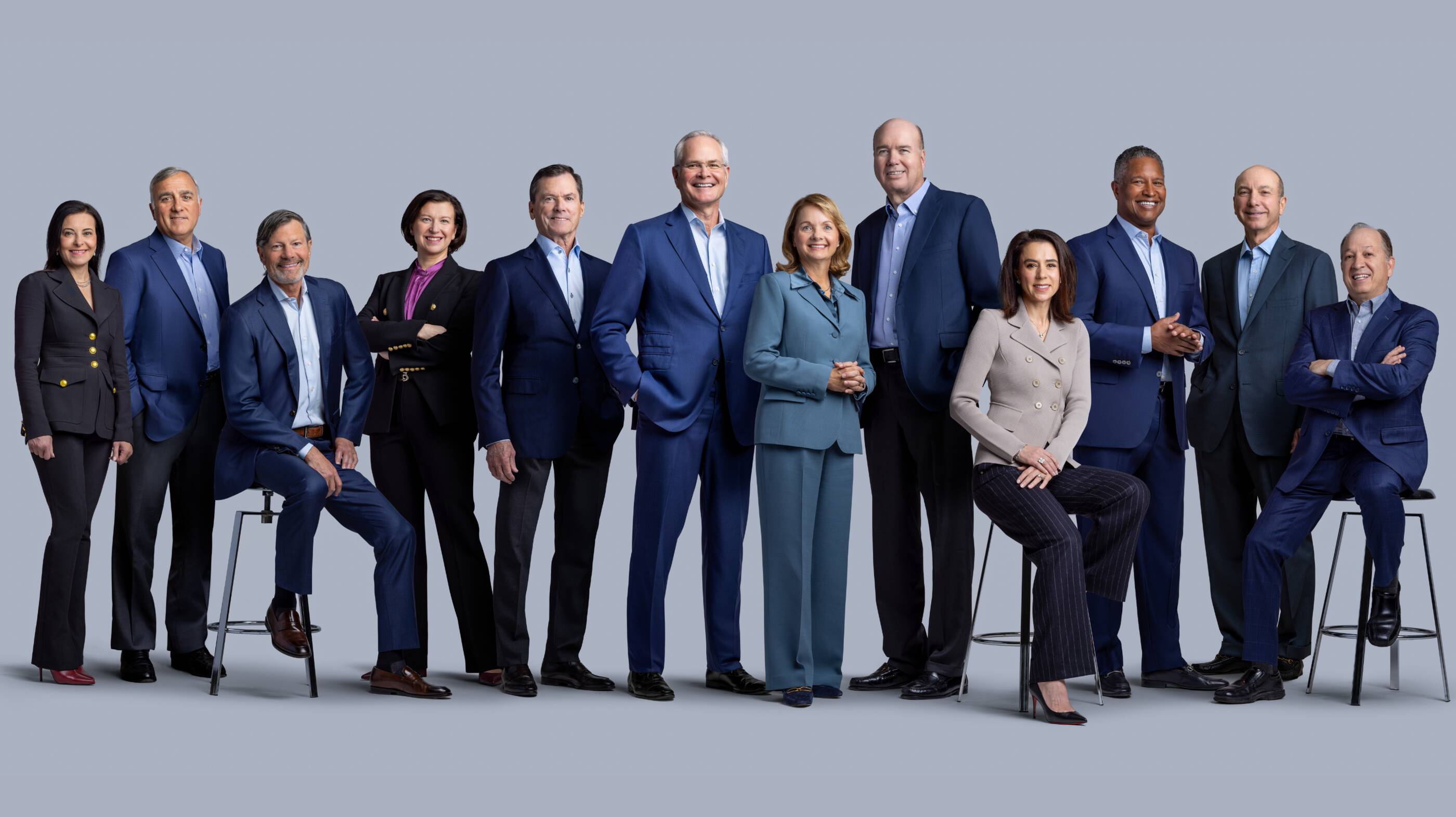 Group composite of the 2025 ExxonMobil Board of Directors taken in Spring, Texas in January, 2025.