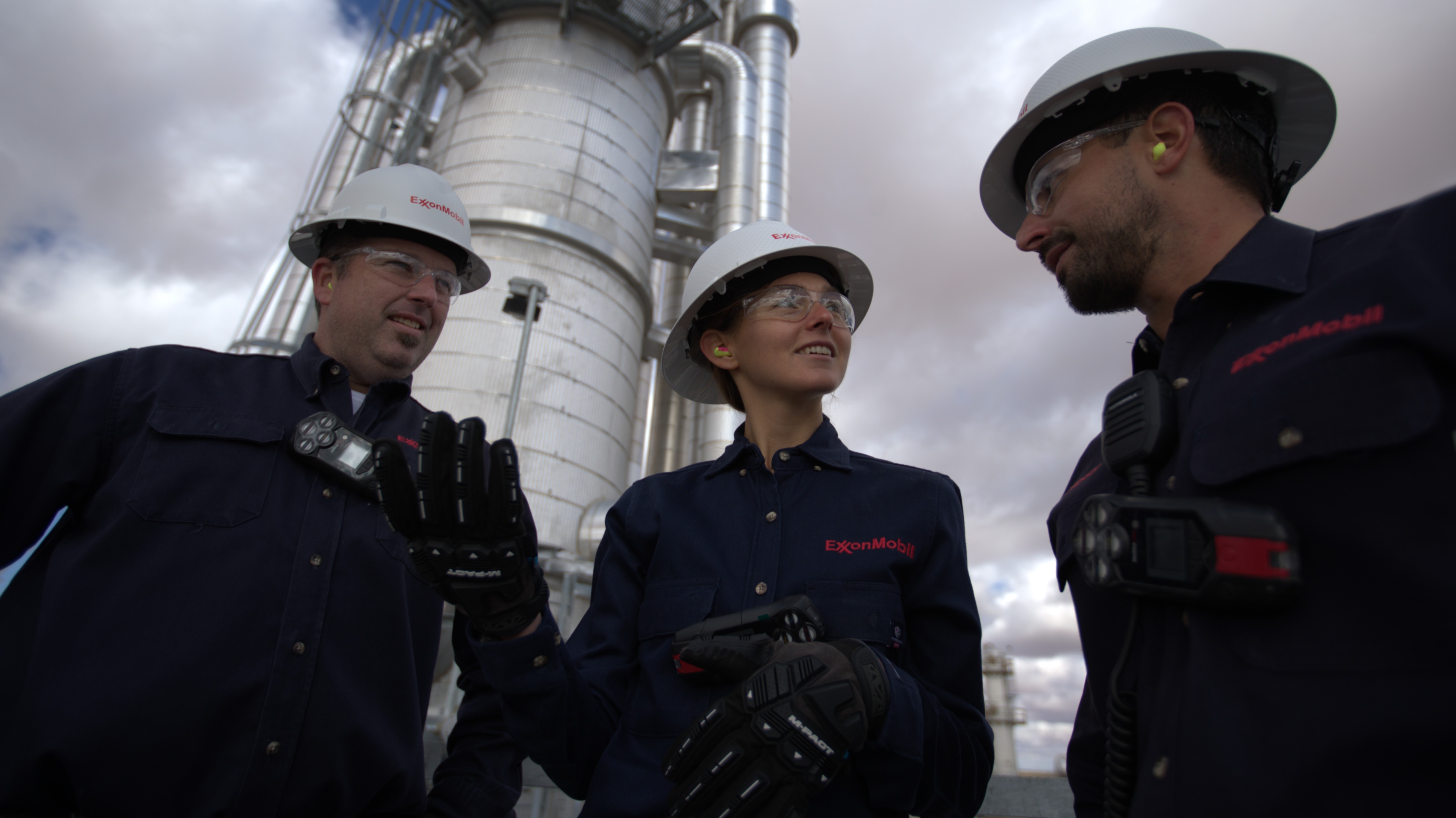 ExxonMobil employees working in the Permian Basin