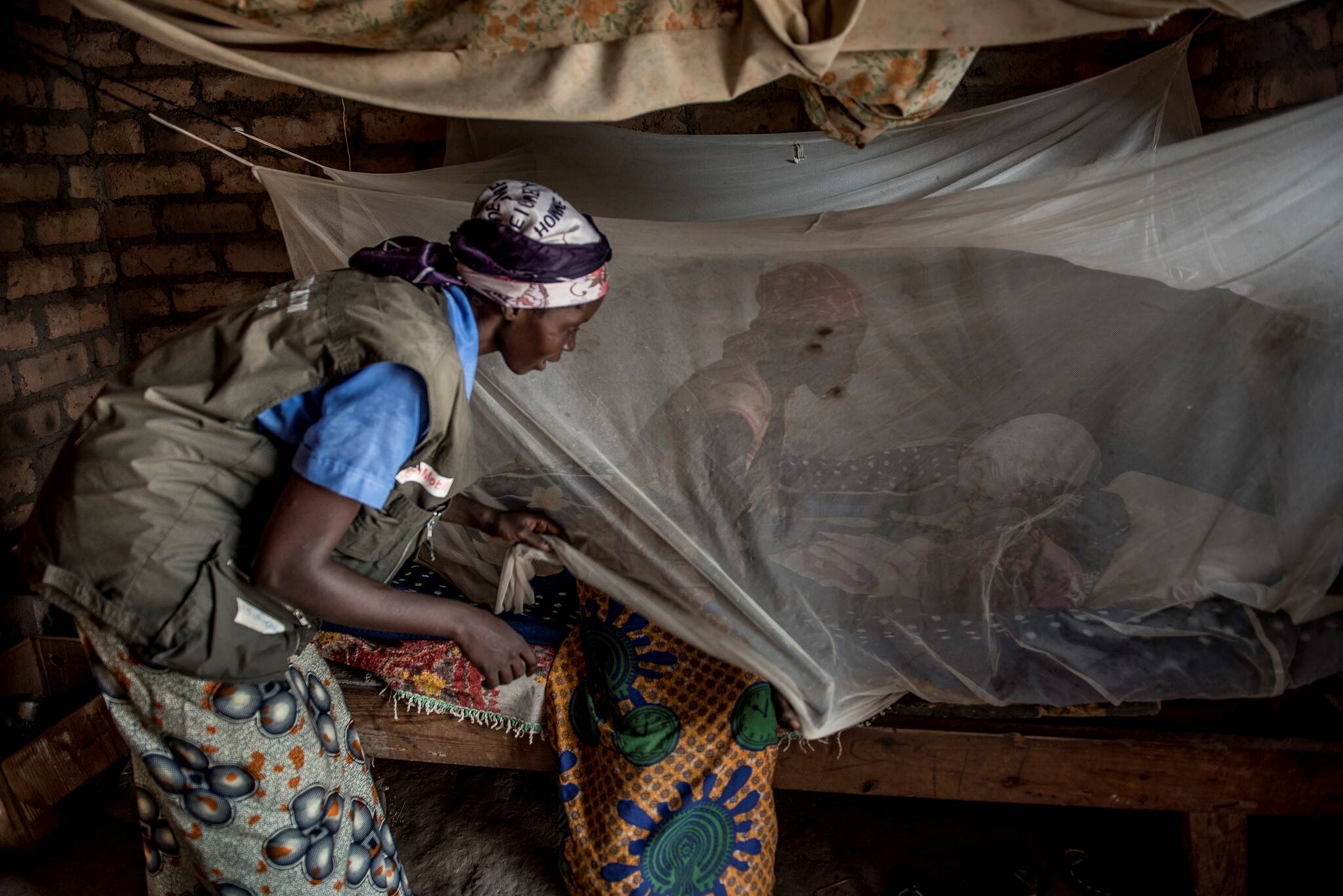 malaria prevention bed netting