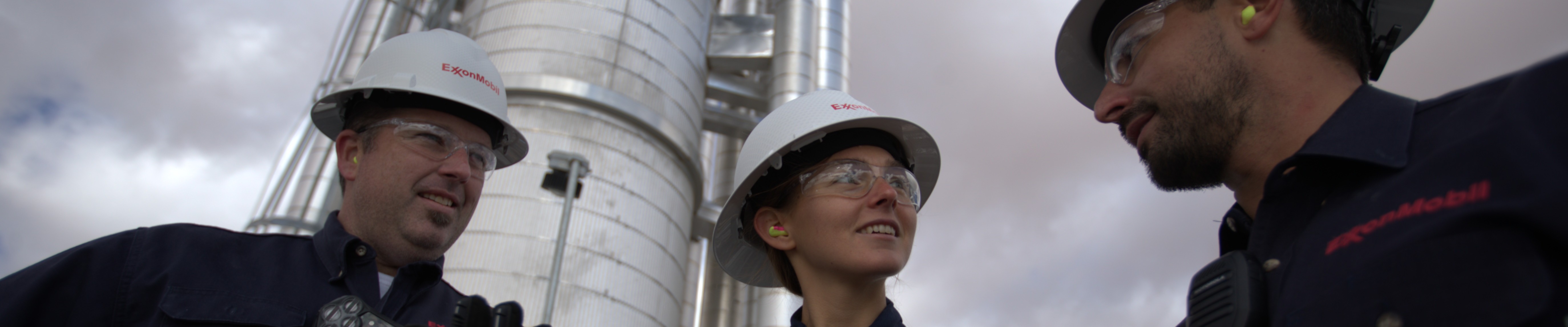 ExxonMobil employees working in the Permian Basin