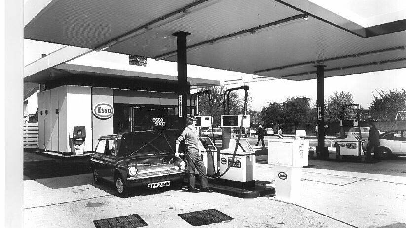 Image Esso shop at Esso service station.