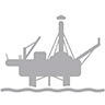 icon representation of oil platform