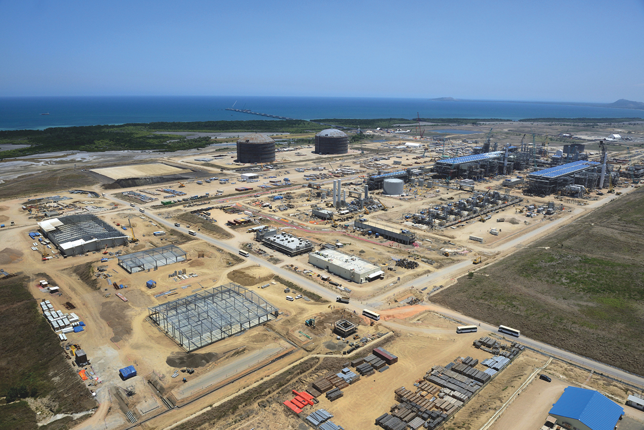 PNG LNG plant overview 