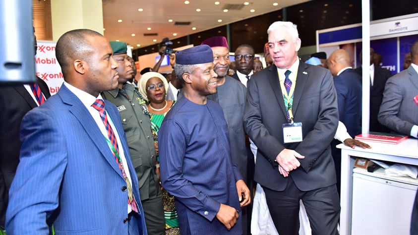 ExxonMobil employees at the 2017 Nigeria Economic Summit.