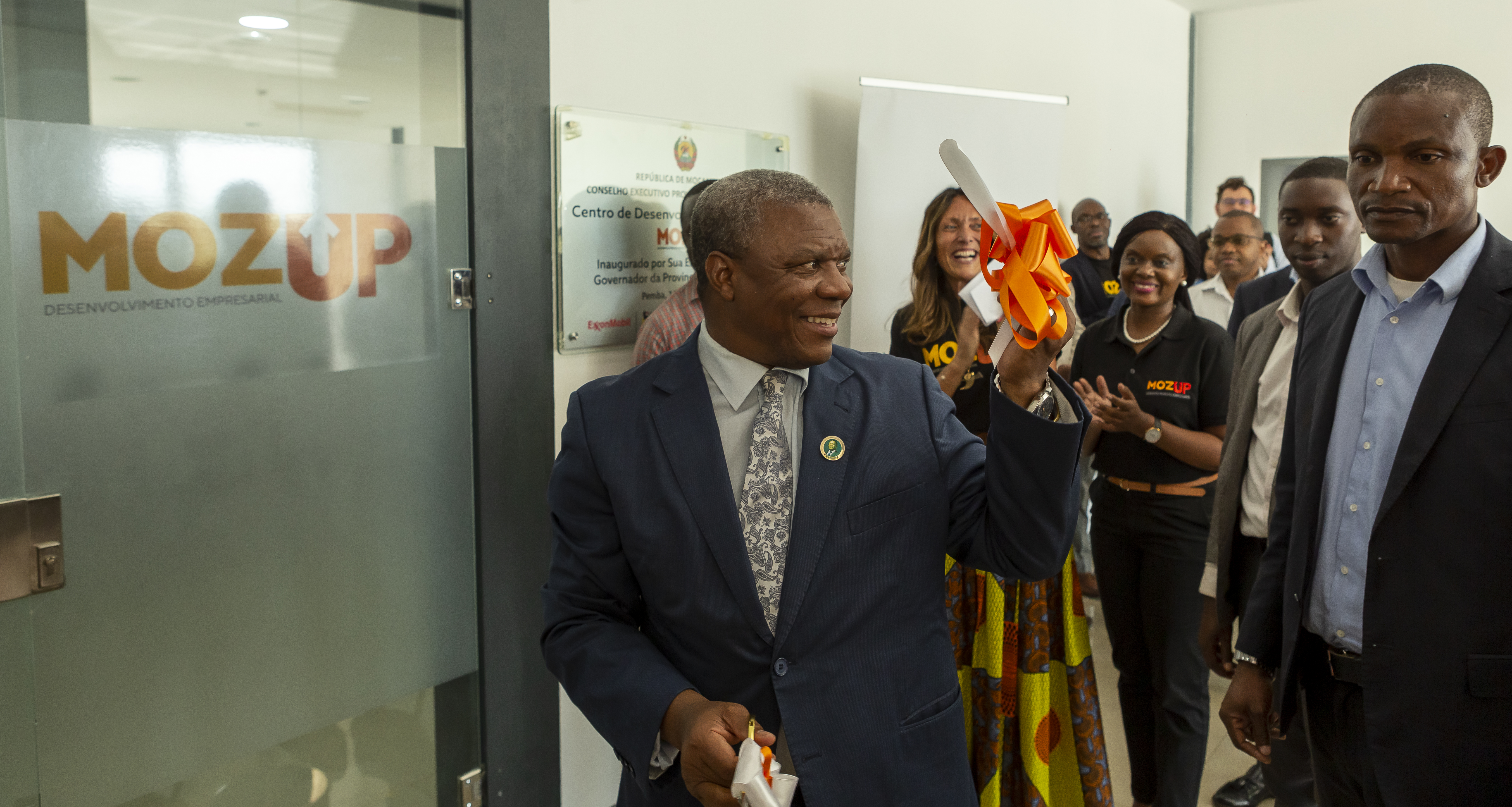 grand opening of MozUp enterprise development center