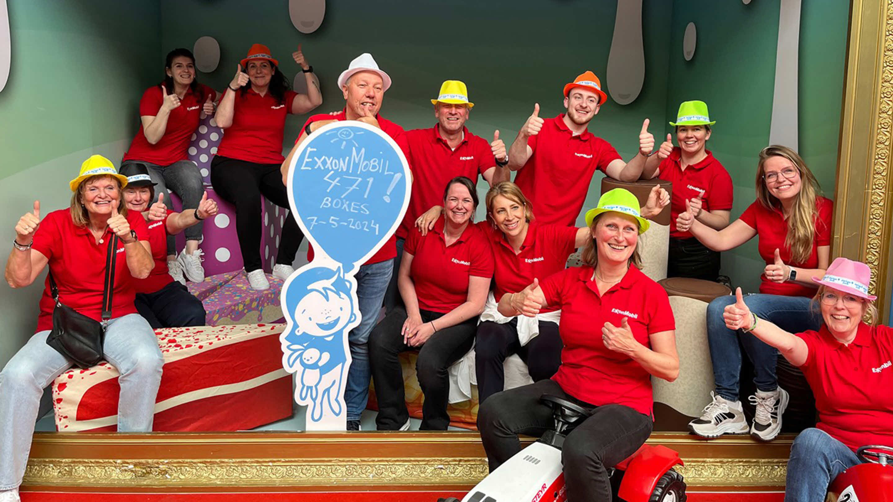 ExxonMobil volunteers at the Jarige Job Foundation