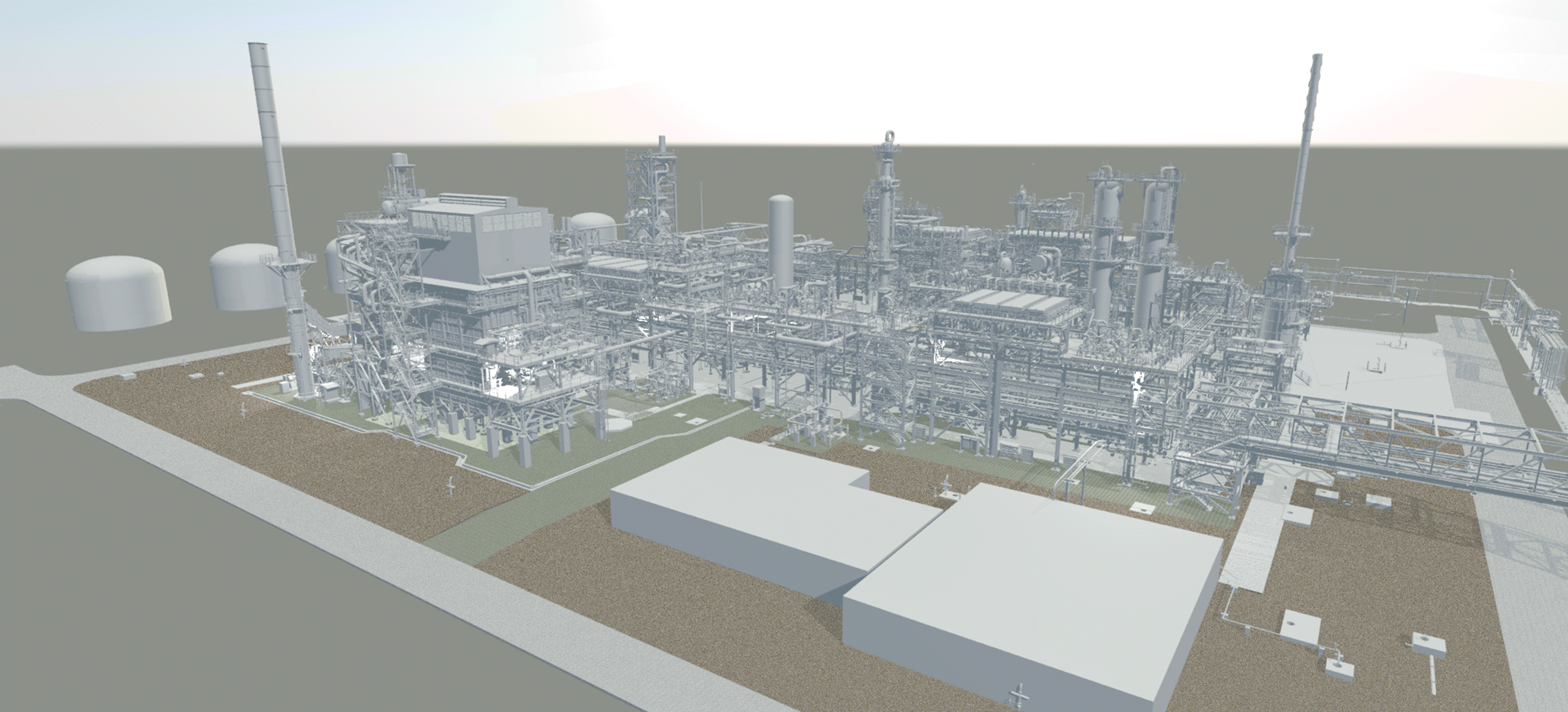 3D rendering of Fawley's low-sulfur diesel facility