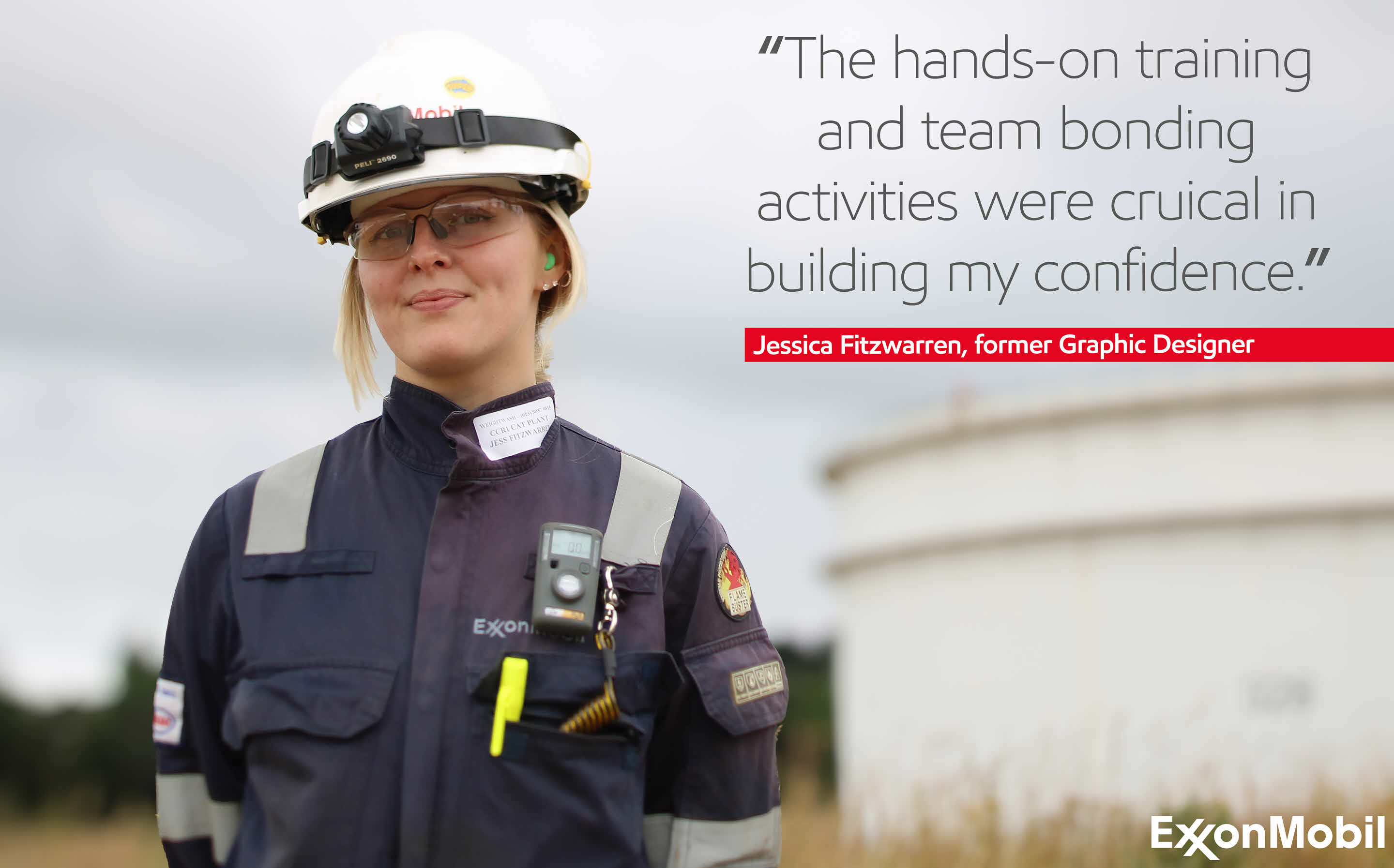 photo of and quote from Jessica Fitzwarren