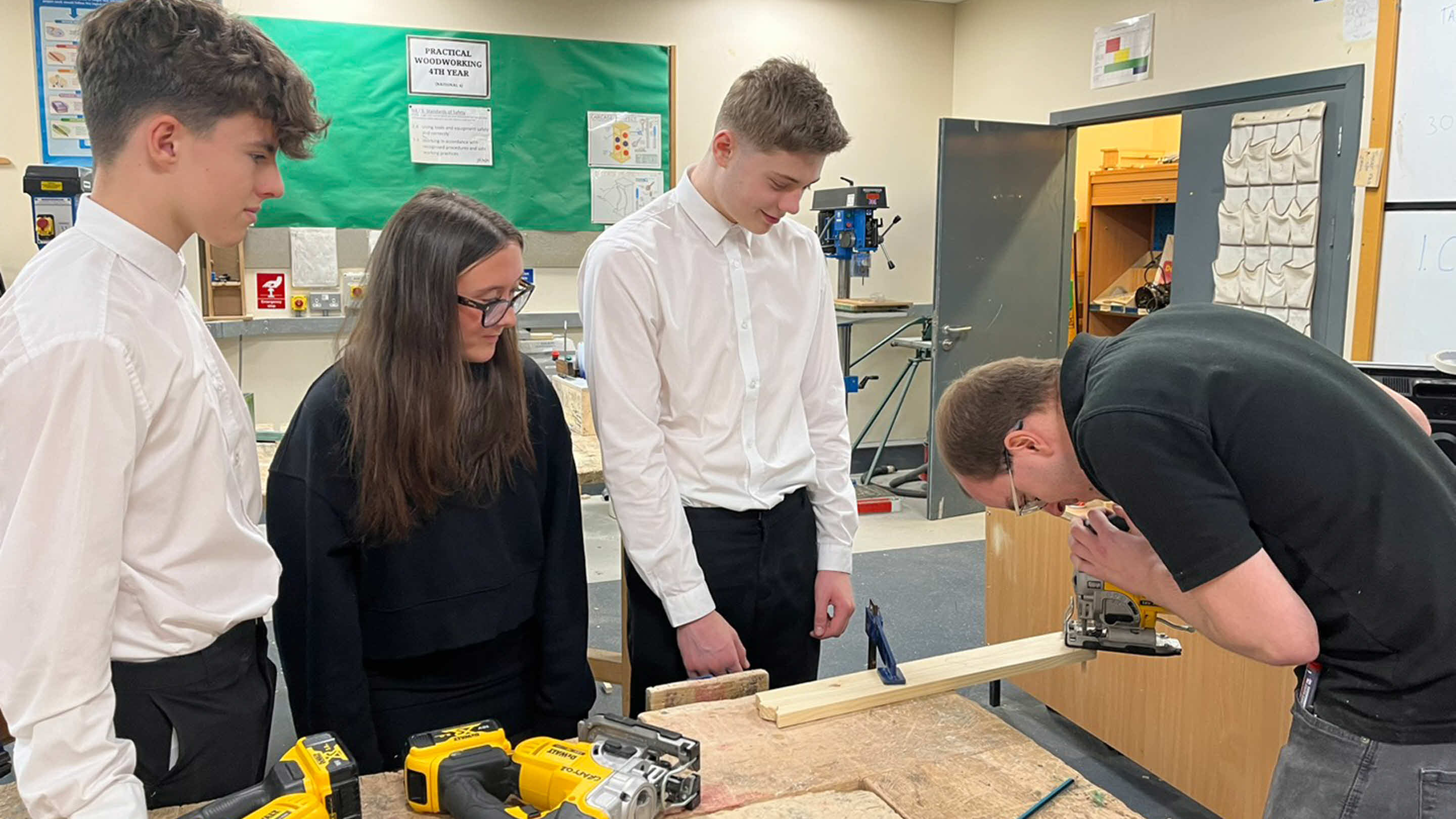 students exploring STEM opportunities