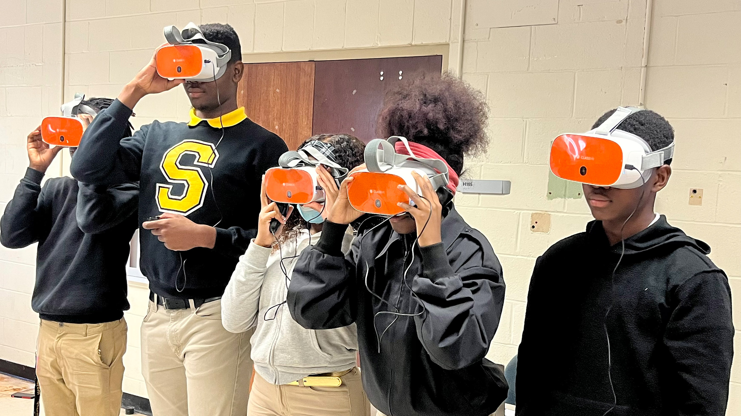 virtual reality learning for Scotlandville students