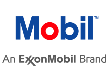 Mobil, an ExxonMobil brand, logo 
