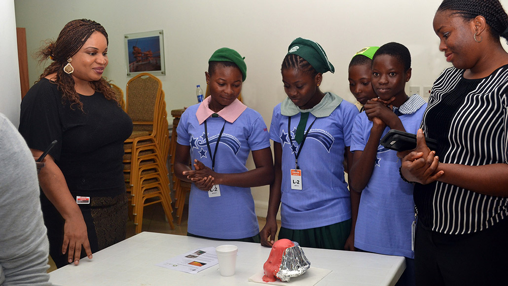ExxonMobils women introduce girls to science and engineering