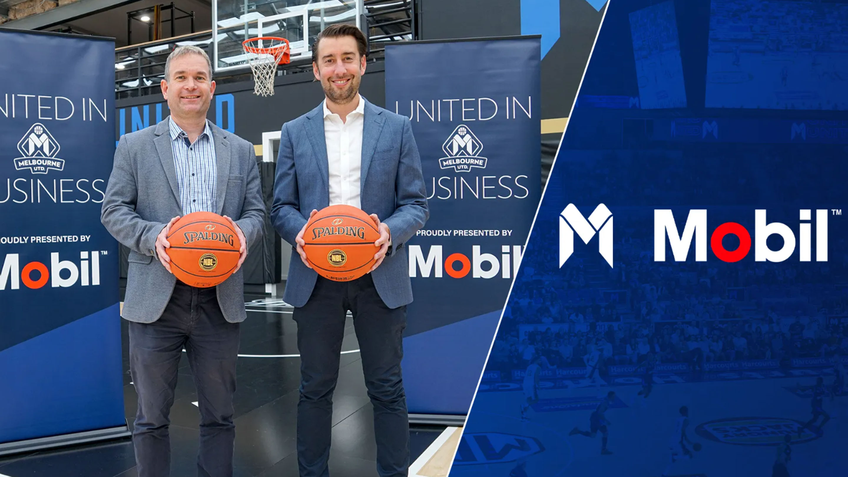 Mobil and Melbourne United announce extensionof Mobil Card as the 'Presenting partner of United in Business'