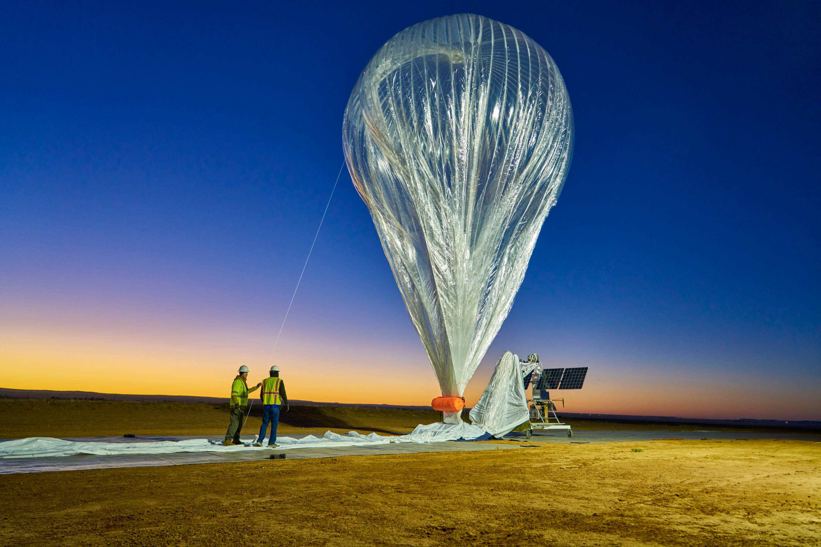 Hovering at approximately 60,000 feet, the stratospheric balloon we launched in the Permian uses advanced imaging technology and data processing platforms to detect methane emissions over a vast area.