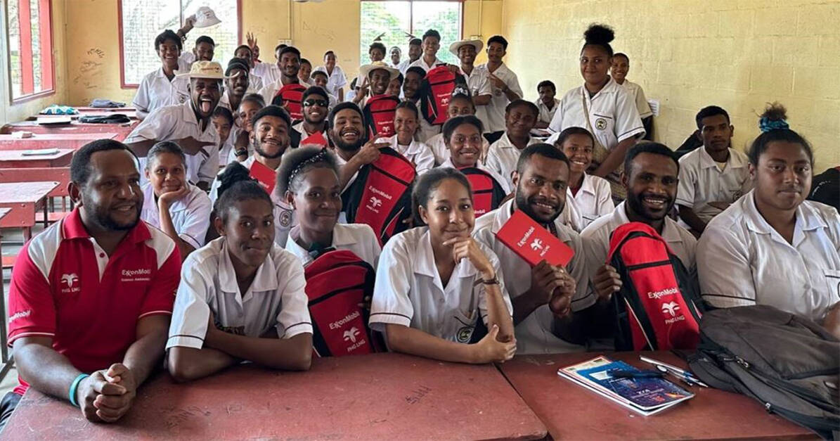 Image STEM skills were high on the agenda for volunteers, providing interactive lessons as part of the Science Ambassador program, covering nine schools, and reaching more than 1400 students across local communities.