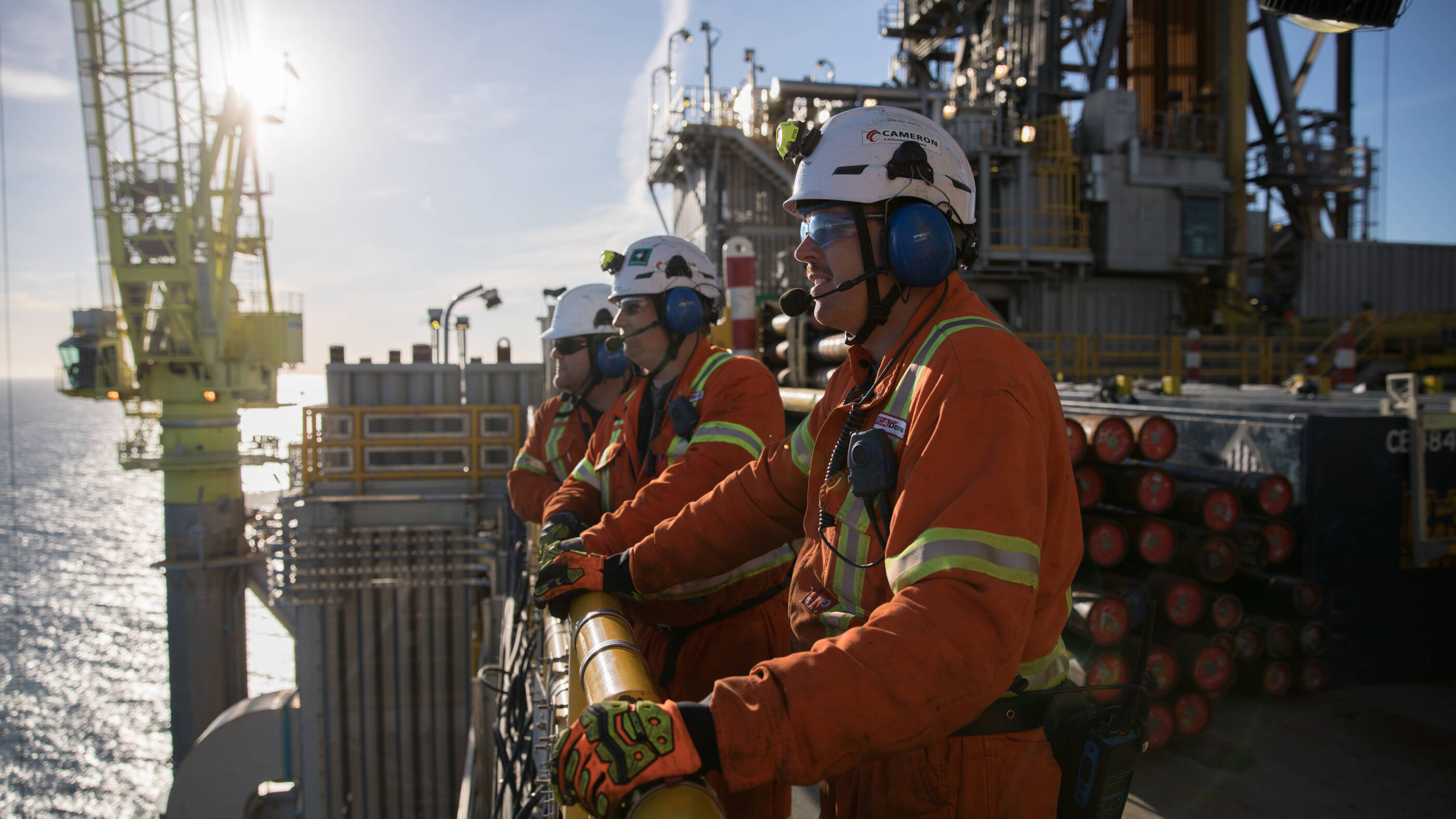 Go inside one of the worlds largest oil platforms