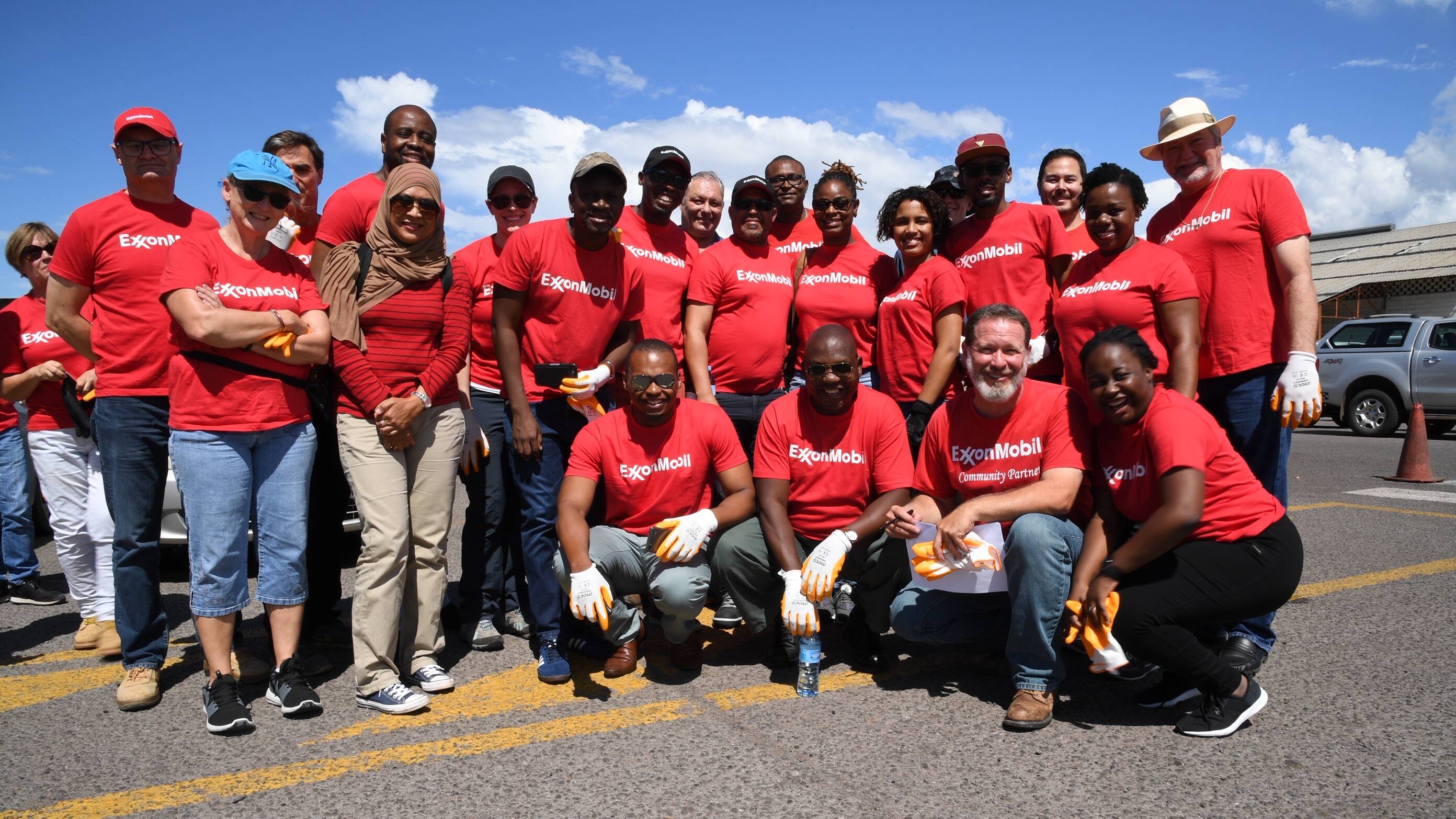 ExxonMobil employees volunteered to help get critical supplies to Mozambique following Cyclone Idai.
