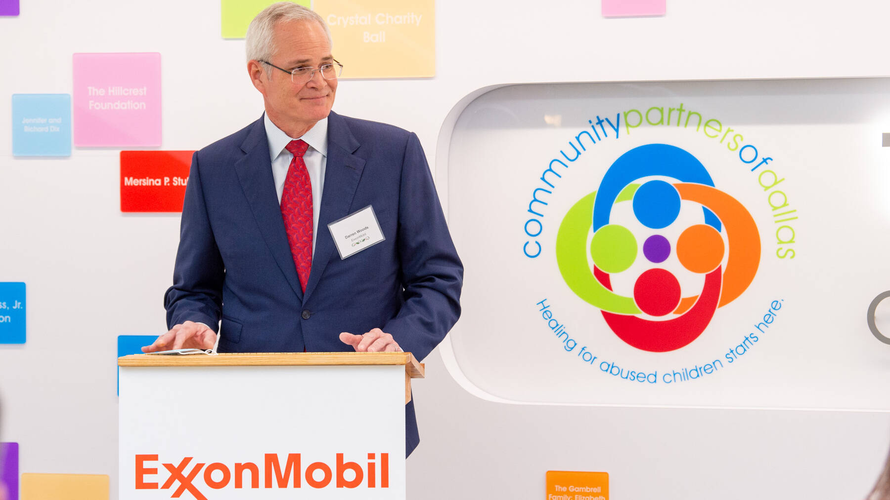 Darren Woods, chief executive officer of Exxon Mobil Corporation.